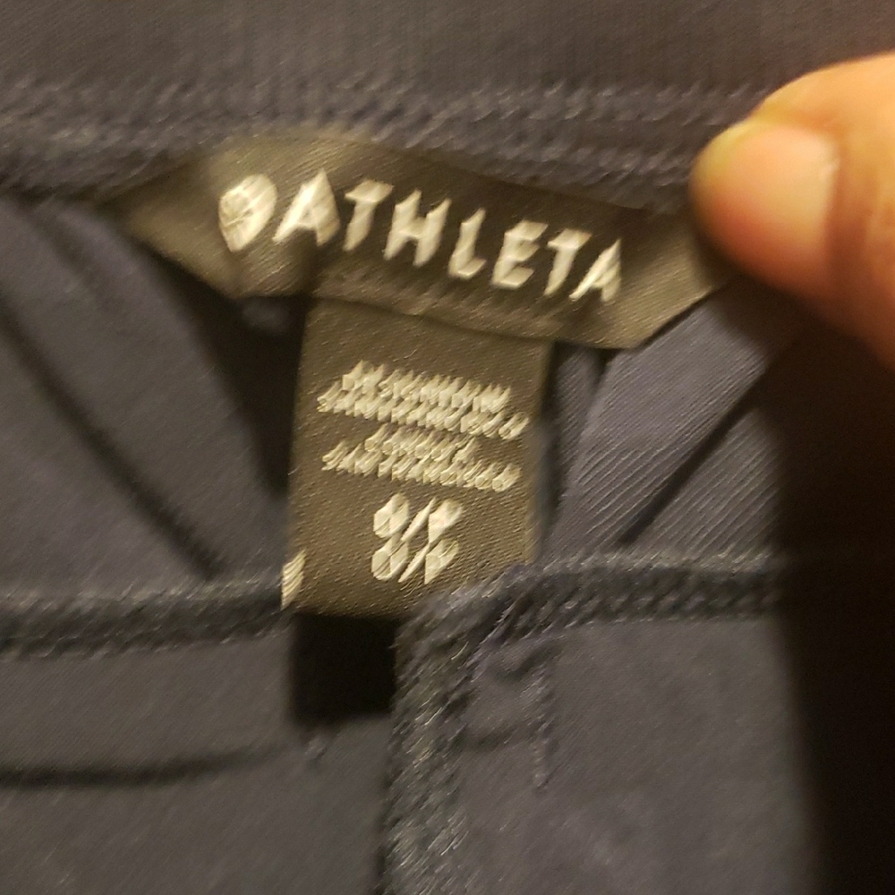 ATHLETA Brooklyn Ankle Navy Camouflage Pants zise 0/P - Picture 4 of 7